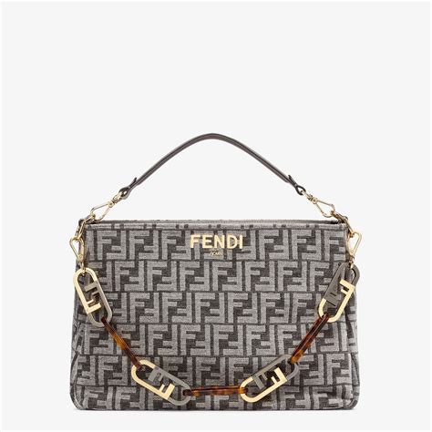 fendi o lock zipper bag|fendi leather shoulder bag.